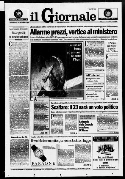 Il giornale : quotidiano del mattino